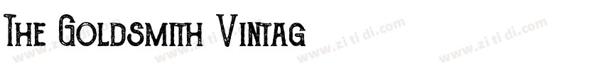 The Goldsmith Vintag字体转换